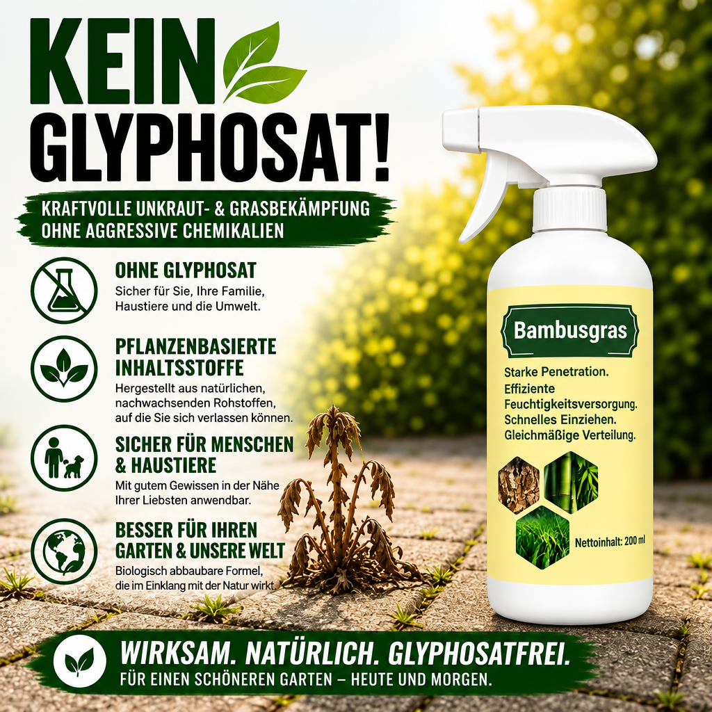 2026 SALE🛒 – Schnell wirkendes natürliches Unkraut- & Grasvernichtungsspray